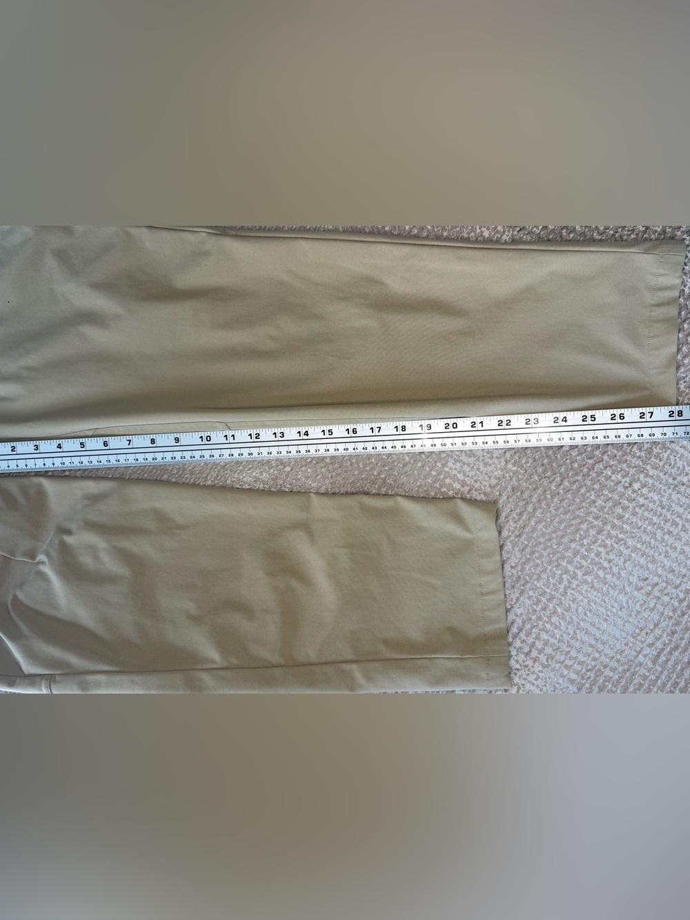Lululemon ABC Pant Classic Warpstreme Khaki Beige Mens 30x28 Chino - Picture 6 of 13